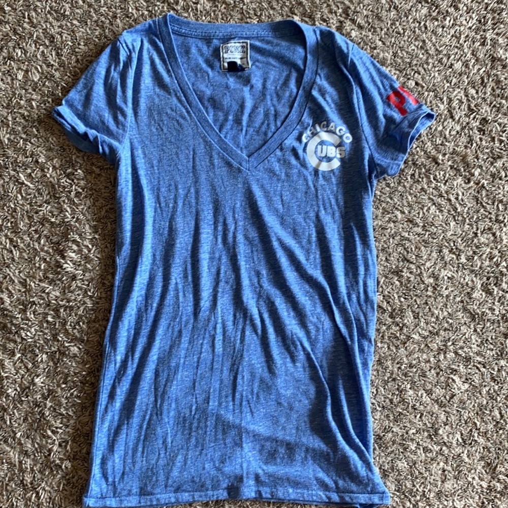 Pink Victoria’s Secret Chicago Cubs shirt